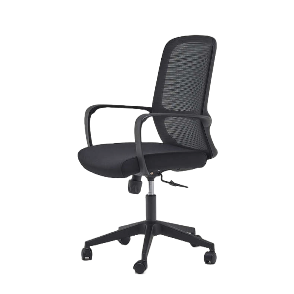 Ergonomska kancelarijska stolica Herby Štof/Crna