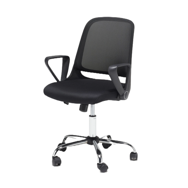 Ergonomska kancelarijska stolica Tamy Štof/Crna