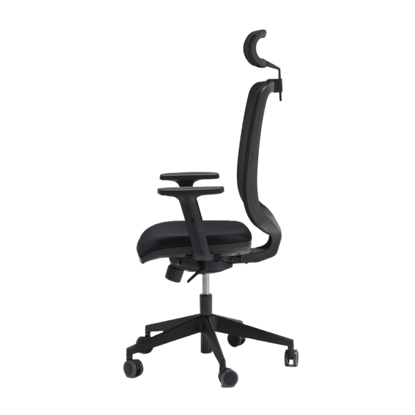 Ergonomska kancelarijska stolica Atom Štof/Crna