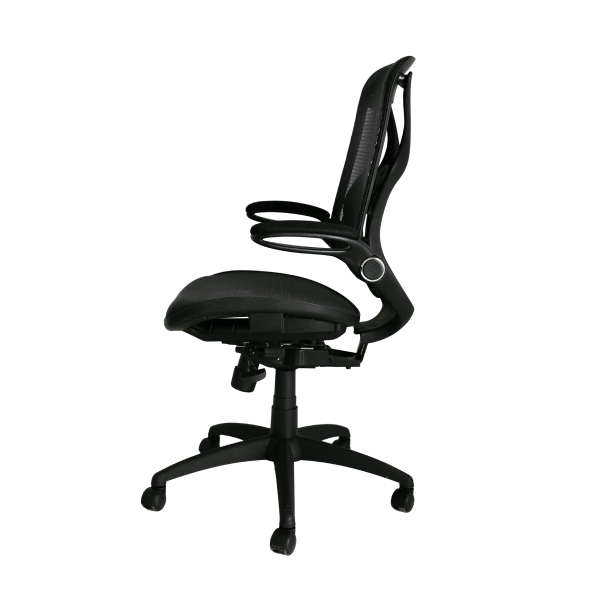 Ergonomska kancelarijska stolica Dafne Štof/Crna