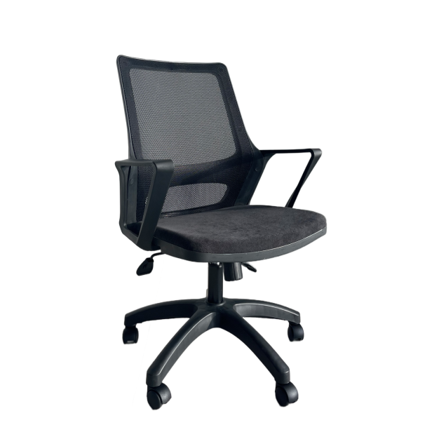 Ergonomska kancelarijska stolica Don Crna